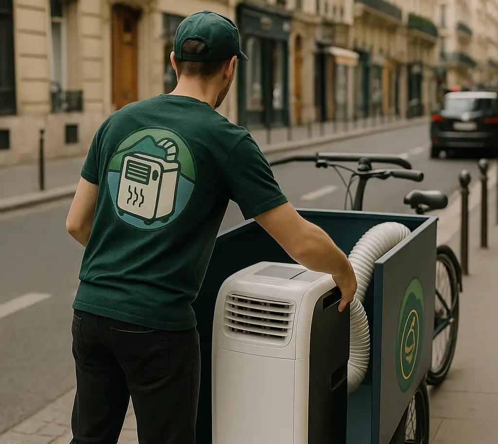 Eco-friendly cargo-bike delivery across Paris